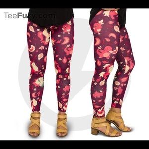 Teefury Fire Pokémon Leggings